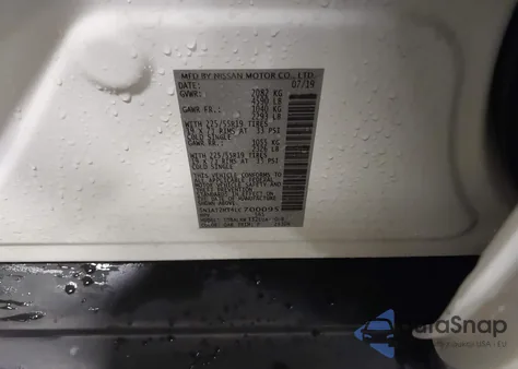 2020 Nissan Rogue Sl Fwd from USA, damaged, VIN 5N1AT2MT4LC700095